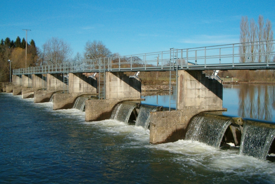Rigny sur Saône – Barrage à Clapets